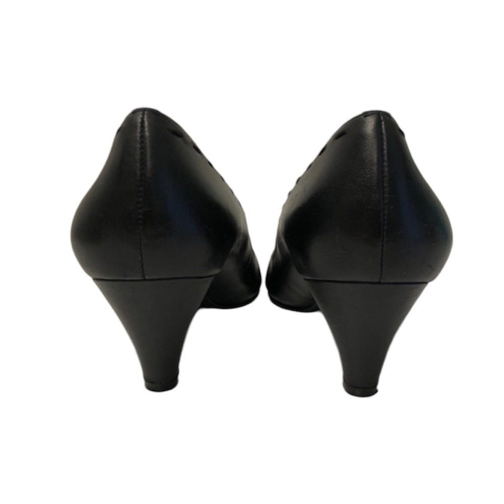 Kenneth Cole Reaction “Maxed Out” Size 9M Black Leather Heels - Picture 5 of 11